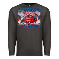 Smoke american truck 4th of july tumbler Premium Sweatshirt - BarkalooDesign
