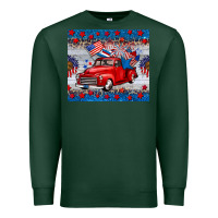 Sports Green american truck 4th of july tumbler Premium Sweatshirt - BarkalooDesign