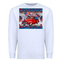 White american truck 4th of july tumbler Premium Sweatshirt - BarkalooDesign