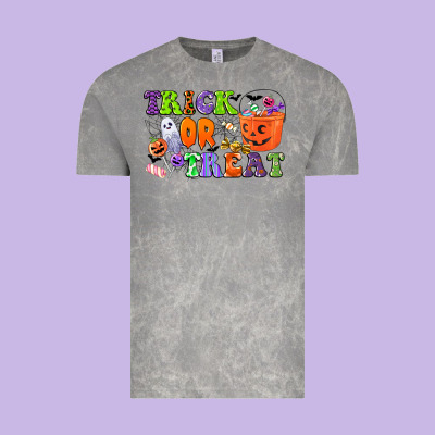 Trick Or Treat Vintage Tee Designed By Cowgirlartshop