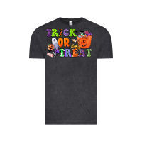 Vintage Black trick or treat Vintage Tee - CowGirlArtShop