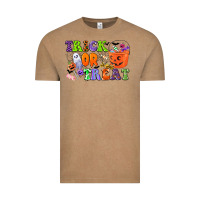 Vintage Coffee trick or treat Vintage Tee - CowGirlArtShop