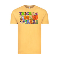 Vintage Mustard trick or treat Vintage Tee - CowGirlArtShop