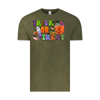 Vintage Olive trick or treat Vintage Tee - CowGirlArtShop