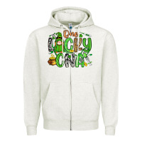 Oatmeal Heather one lucky cna Zipper Hoodie - Artiststas