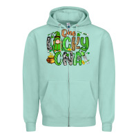 Seafoam one lucky cna Zipper Hoodie - Artiststas