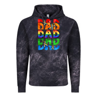 Cloud Black Dad dad dad pride Vintage Hoodie - CowGirlArtShop