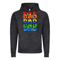 Vintage Black Dad dad dad pride Vintage Hoodie - CowGirlArtShop