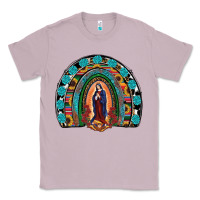 Lilac Lady Of Guadalupe Rainbow Classic Tee - RanaPortraitStore