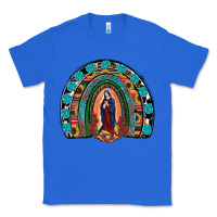 True Royal Lady Of Guadalupe Rainbow Classic Tee - RanaPortraitStore
