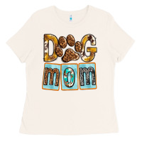 Bone Dog Mom with Paw Ladies Tee - texasbilliewilder