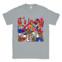 Heather Grey its in my dna dominican republic Classic Tee - texasbilliewilder