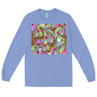 Colony Blue Easter bunnys eggs Long Sleeve Tee - OliviaCreatesArt