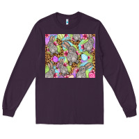 Plum Easter bunnys eggs Long Sleeve Tee - OliviaCreatesArt