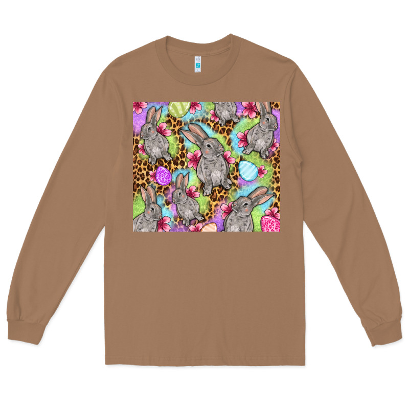 Easter Bunnys Eggs Long Sleeve Tee by OliviaCreatesArt | Teevron