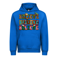 Cobalt believe believe believe Urban Hoodie - AdoDesignShop