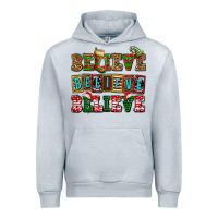 Heather Grey believe believe believe Urban Hoodie - AdoDesignShop