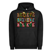 Pigment Black believe believe believe Urban Hoodie - AdoDesignShop