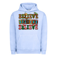 Pigment Grape Ice believe believe believe Urban Hoodie - AdoDesignShop