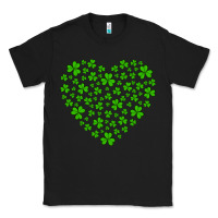 Black shamrock heart Classic Tee - Artiststas