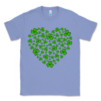 Colony Blue shamrock heart Classic Tee - Artiststas