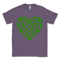 Lavender shamrock heart Classic Tee - Artiststas