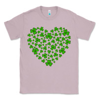 Lilac shamrock heart Classic Tee - Artiststas