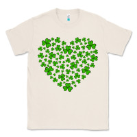 Natural shamrock heart Classic Tee - Artiststas