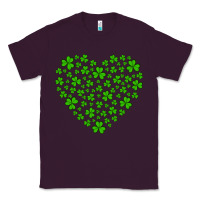 Plum shamrock heart Classic Tee - Artiststas