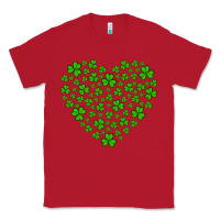 Red shamrock heart Classic Tee - Artiststas
