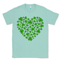 Seafoam shamrock heart Classic Tee - Artiststas
