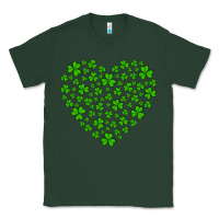 Sports Green shamrock heart Classic Tee - Artiststas
