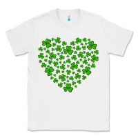 White shamrock heart Classic Tee - Artiststas