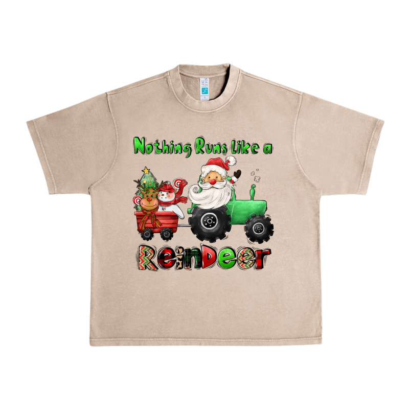 Nothing Runs Like A Reindeer Urban Heavy Tee by CowGirlArtShop | Teevron