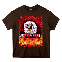 Chocolate Brown Eagle Fang Karate Heavy Core Tee - Bettercallsaul