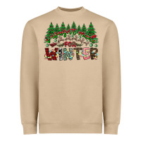 Mushroom i was made for winter Heavyweight Sweatshirt - CowhideDigitalArt