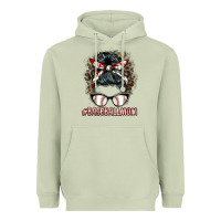 Matcha baseballmom messy bun Heavyweight Hoodie - BarkalooDesign