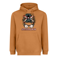 Meerkat baseballmom messy bun Heavyweight Hoodie - BarkalooDesign