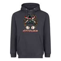 Smoke baseballmom messy bun Heavyweight Hoodie - BarkalooDesign