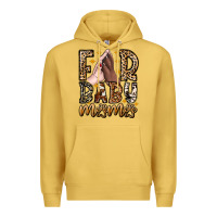 Antique Gold Fur Baby Mama Dog Premium Hoodie - CowhideDigitalArt