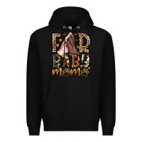 Black Fur Baby Mama Dog Premium Hoodie - CowhideDigitalArt