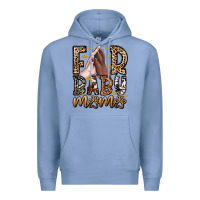 Colony Blue Fur Baby Mama Dog Premium Hoodie - CowhideDigitalArt