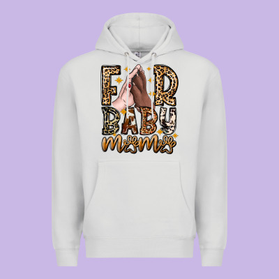 Fur Baby Mama Dog Premium Hoodie Designed By Cowhidedigitalart