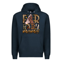 Navy Fur Baby Mama Dog Premium Hoodie - CowhideDigitalArt
