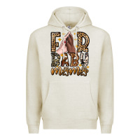 Oatmeal Heather Fur Baby Mama Dog Premium Hoodie - CowhideDigitalArt