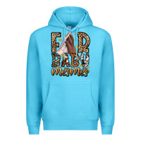 Ocean Blue Fur Baby Mama Dog Premium Hoodie - CowhideDigitalArt