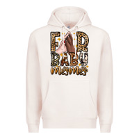 Pale Pink Fur Baby Mama Dog Premium Hoodie - CowhideDigitalArt