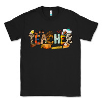 Black Fall Teacher Classic Tee - NancyCooperArtShop