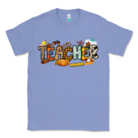 Colony Blue Fall Teacher Classic Tee - NancyCooperArtShop