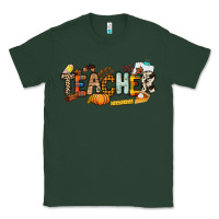 Sports Green Fall Teacher Classic Tee - NancyCooperArtShop